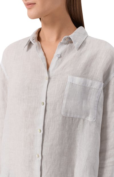 Льняная рубашка 120% LINO, арт. 33ALIW19GE/0000115_001, фото 5