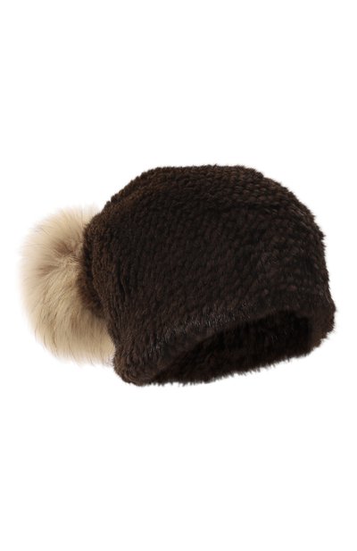 Женская меховая шапка из норки VICTORIA KUSENKOVA, арт. 050250004205