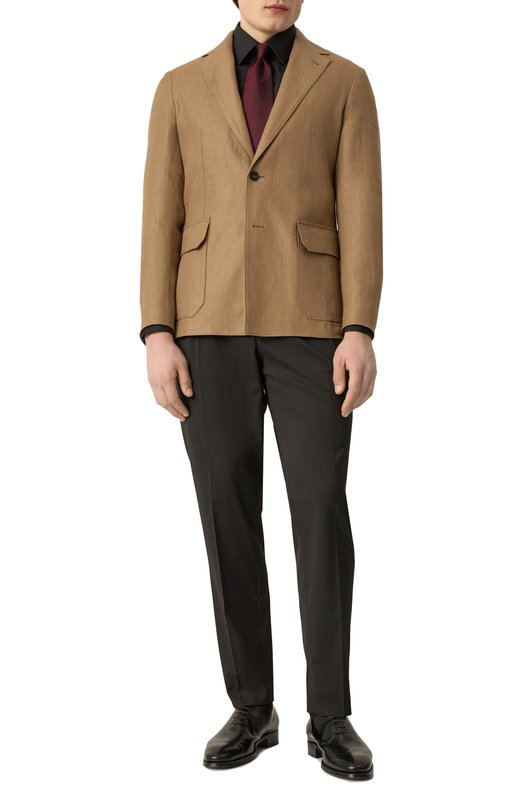 Хлопковая сорочка Corneliani 25P900-2591082 Чёрный  25P900-2591082 Фото 2