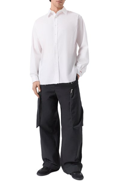 Хлопковая рубашка MAISON MARGIELA, арт. S67DT0021/M35308, фото 2