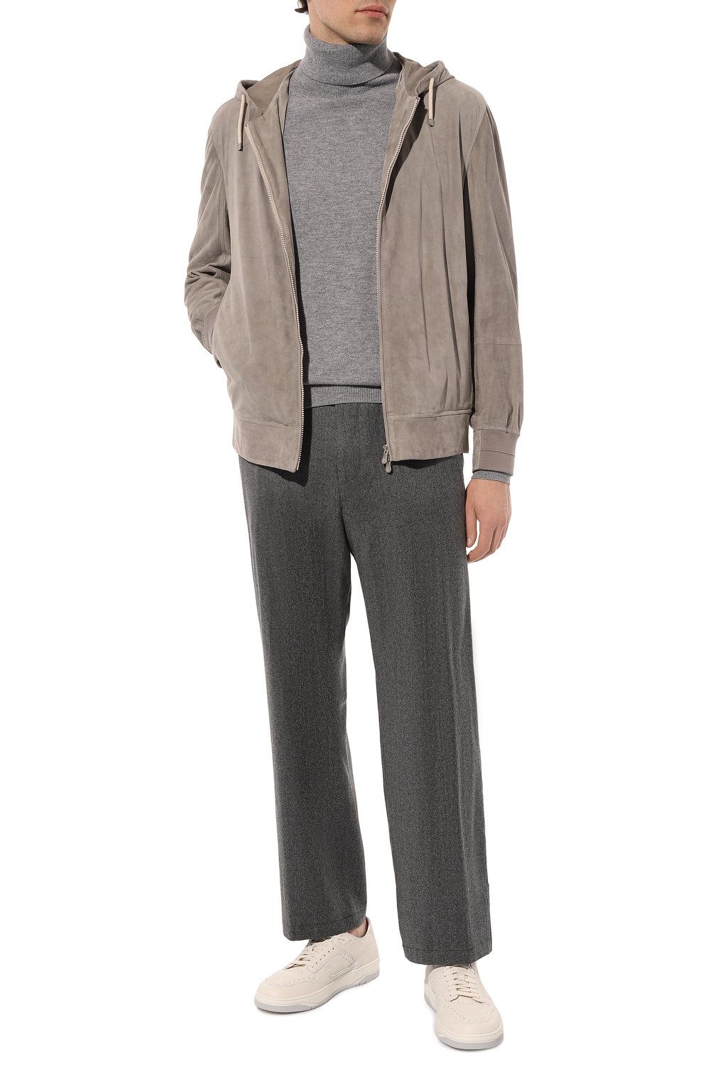 Замшевый бомбер BRUNELLO CUCINELLI, арт. MPCLN1915, фото 2