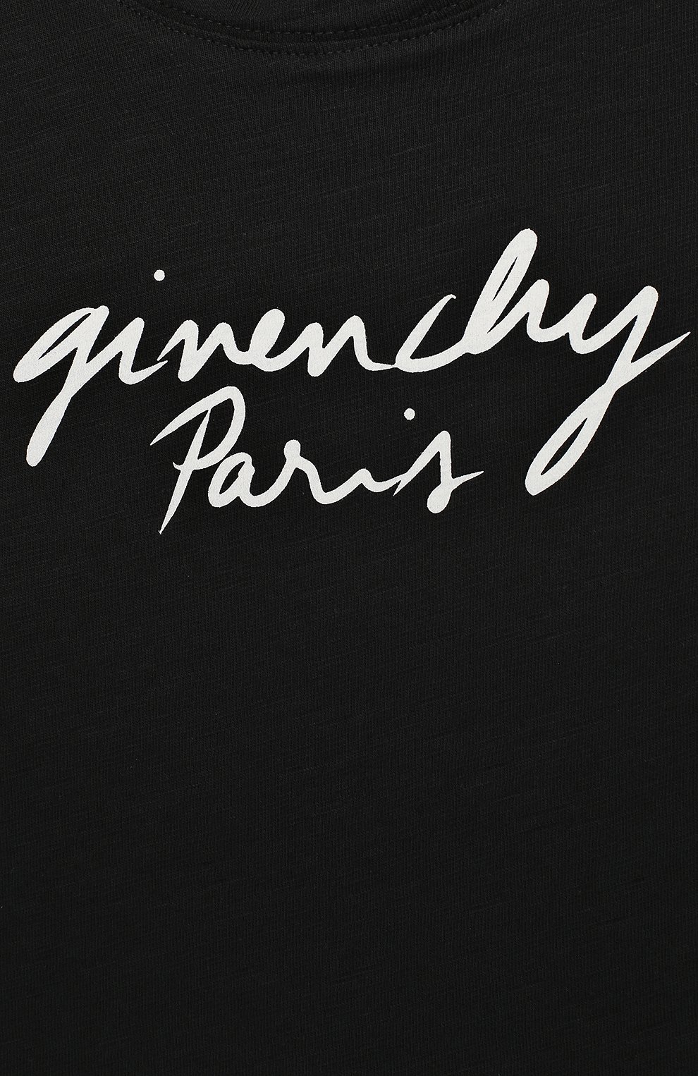 Хлопковое платье GIVENCHY черного цвета по цене 14550 руб., арт. H02039/6M-18M, фото 3 Хлопковое платье GIVENCHY, арт. H02039/6M-18M, фото 3