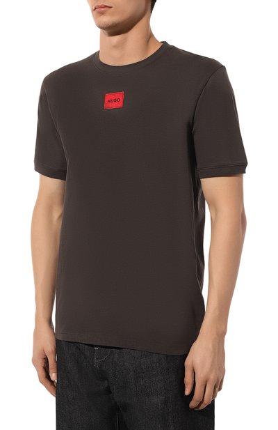 Хлопковая футболка HUGO, арт. 50447978, фото 3