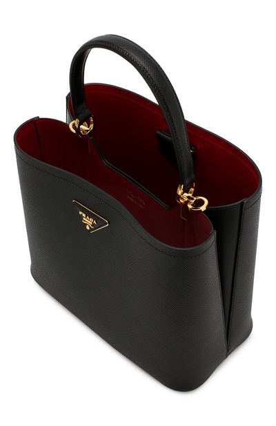 Сумка panier PRADA черного цвета по цене 210000 руб., арт. 1BA211-2ERX-F0LJ4-OOO, фото 4 Сумка panier PRADA, арт. 1BA211-2ERX-F0LJ4-OOO, фото 4