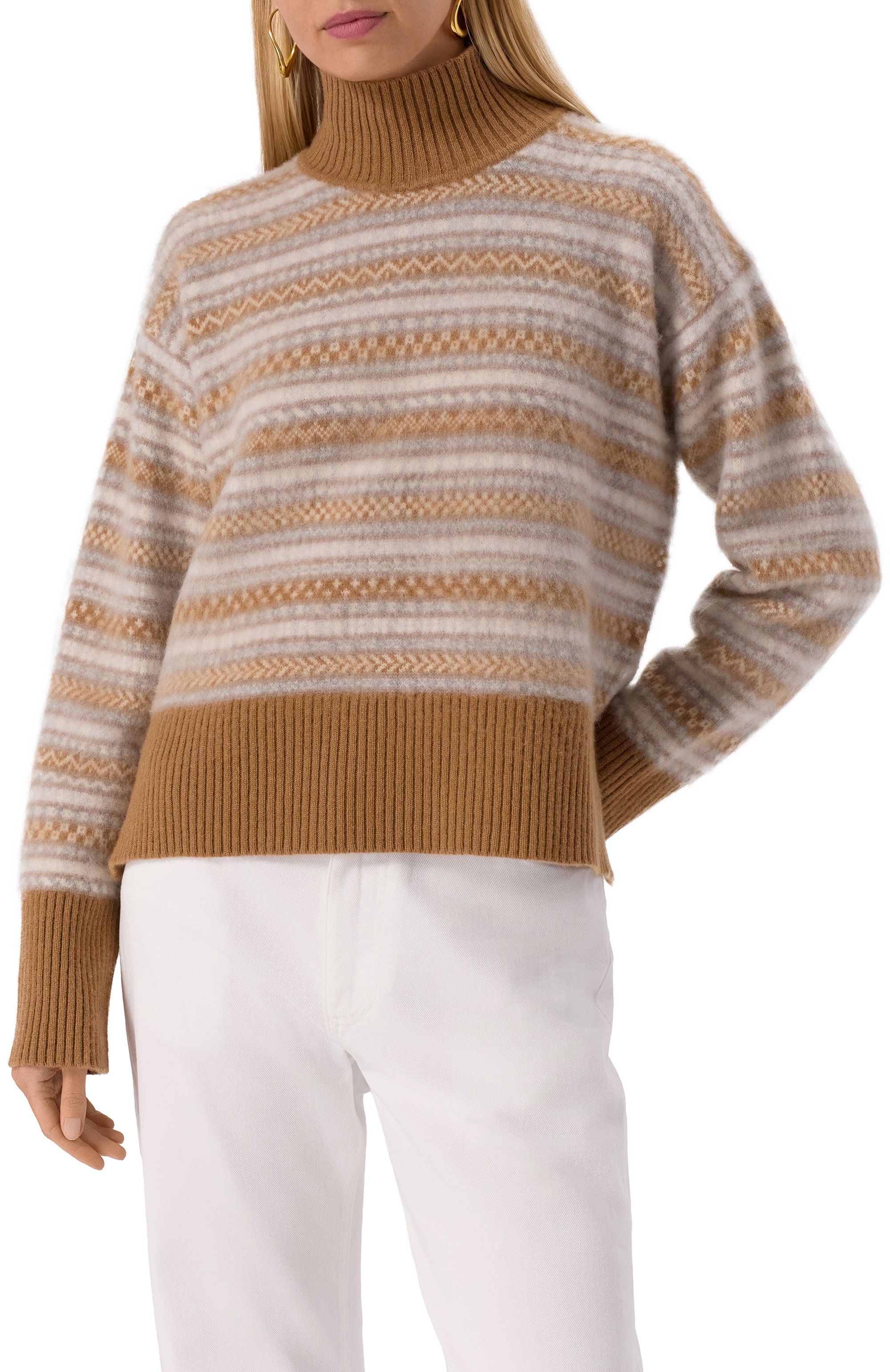 Кашемировый свитер MVST бежевого цвета по цене 157500 руб., арт. MKNSW030_4D/ME24072, фото 3 Кашемировый свитер MVST, арт. MKNSW030_4D/ME24072, фото 3