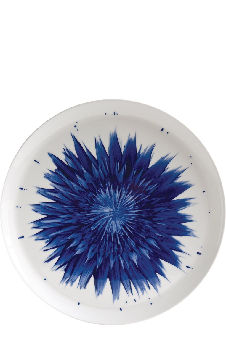 Блюдо для торта круглое in bloom BERNARDAUD синего цвета, арт. 1768/121 | Фото 1 (Статус проверки: Проверена категория; Коллекция: In Bloom; Региональные ограничения белый список (Axapta Mercury): Не проставлено; Нос: Не проставлено; Ограничения доставки: fragile-2)