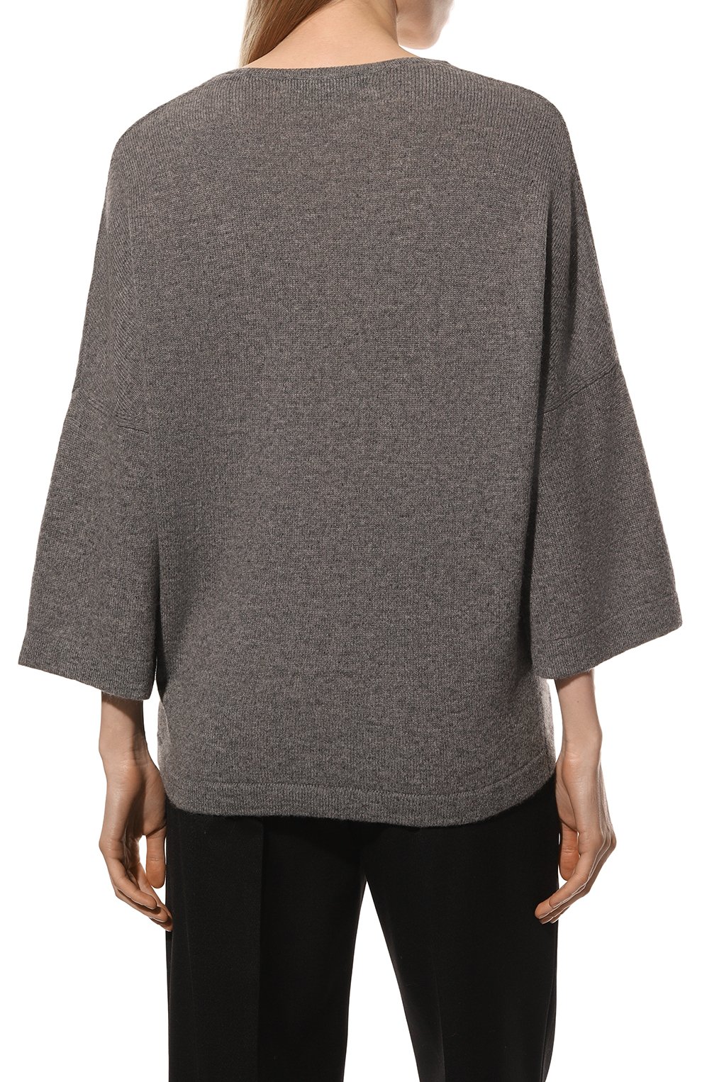 Пуловер TEGIN серого цвета по цене 48600 руб., арт. CWM18-025, фото 4 Пуловер TEGIN, арт. CWM18-025, фото 4