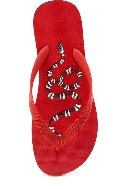 Резиновые шлепанцы на подошве с принтом GUCCI, арт. 456195/JCCF0, фото 5