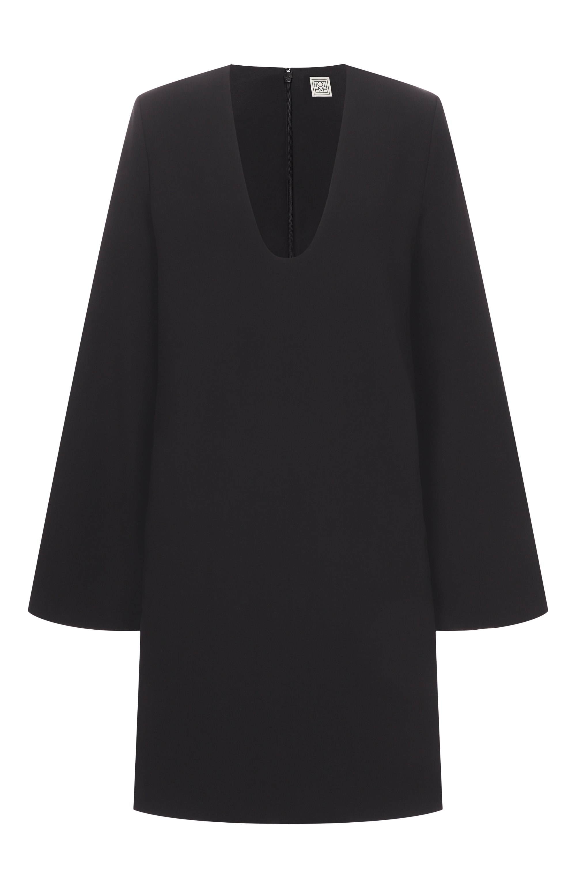 Платье из вискозы и хлопка TOTEME, �арт. 254-WRD0269-FB0506, фото 1