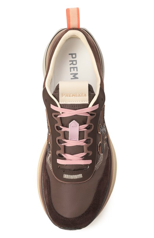Комбинированные кроссовки Hill Premiata HILL/VAR 7896 Коричневый  HILL/VAR 7896 Фото 6