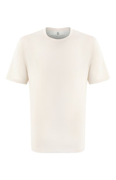 Мужская хлопковая футболка BRUNELLO CUCINELLI, арт. M0B131308