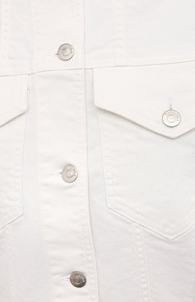 Джинсовая куртка NANUSHKA белого цвета по цене 74350 руб., арт. MAREN_WHITE_C0MF0RT STRETCH DENIM, фото 5 Джинсовая куртка NANUSHKA, арт. MAREN_WHITE_C0MF0RT STRETCH DENIM, фото 5