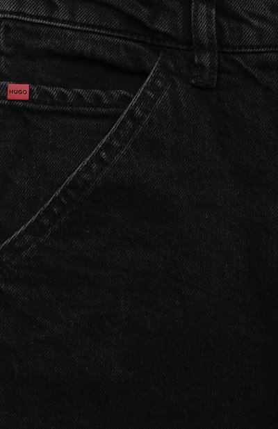 Джинсы HUGO черного цвета по цене 12000 руб., арт. G00196, фото 3 Джинсы HUGO, арт. G00196, фото 3