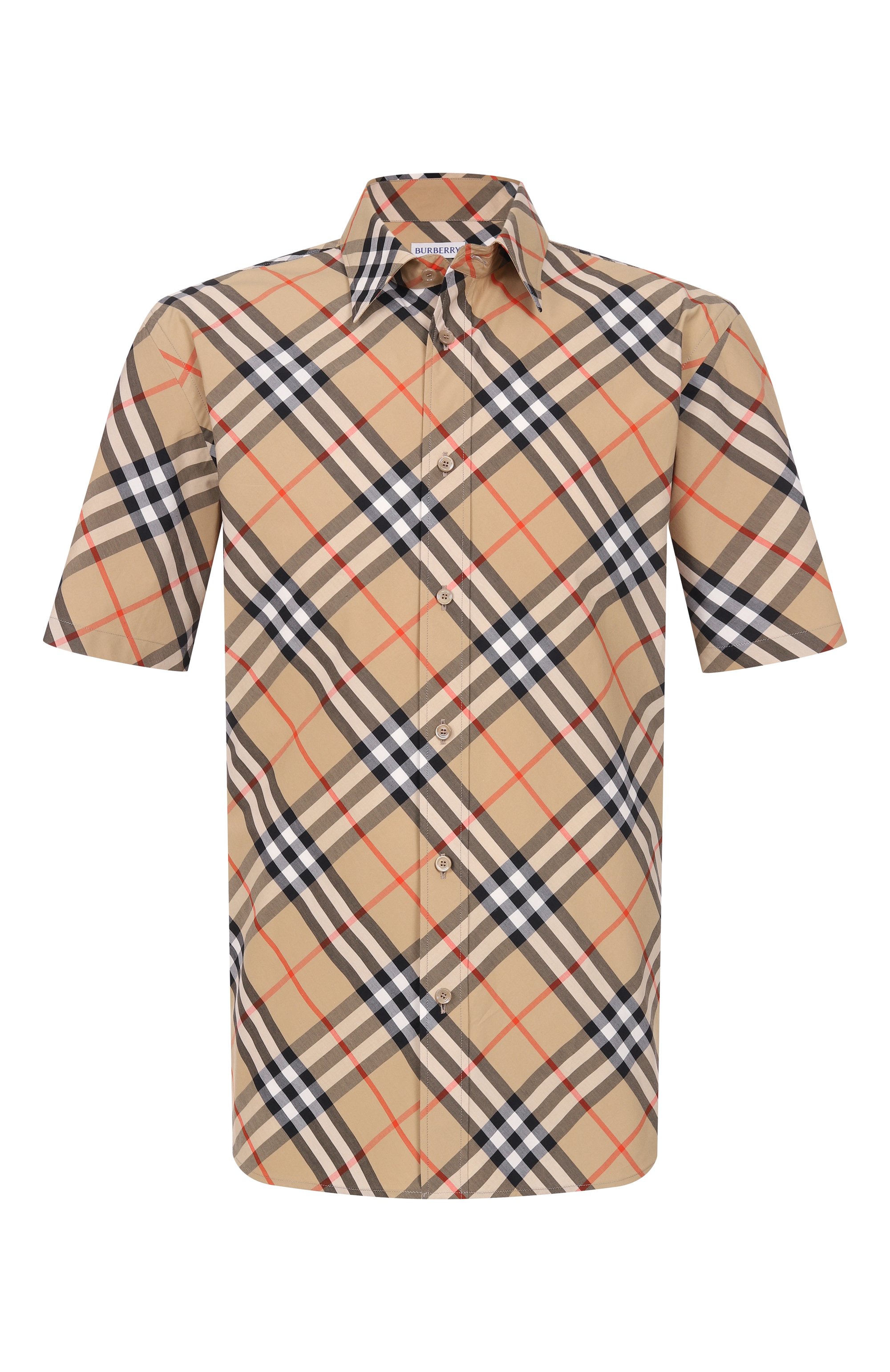 Хлопковая рубашка BURBERRY, арт. 8087637, фото 1