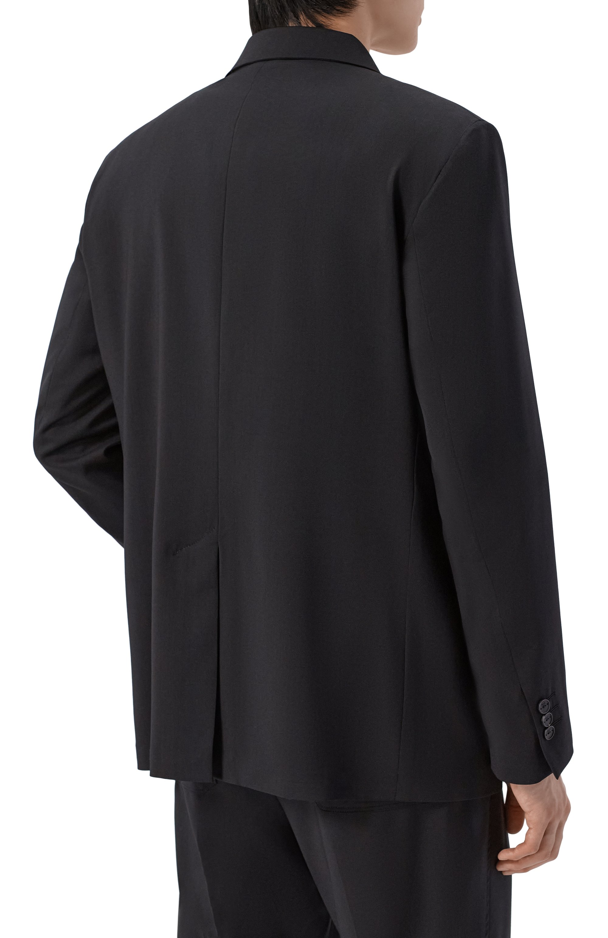 Шерстяной пиджак HEVO черного цвета по цене 76450 руб., арт. R0DIS/L755, фото 4 Шерстяной пиджак HEVO, арт. R0DIS/L755, фото 4