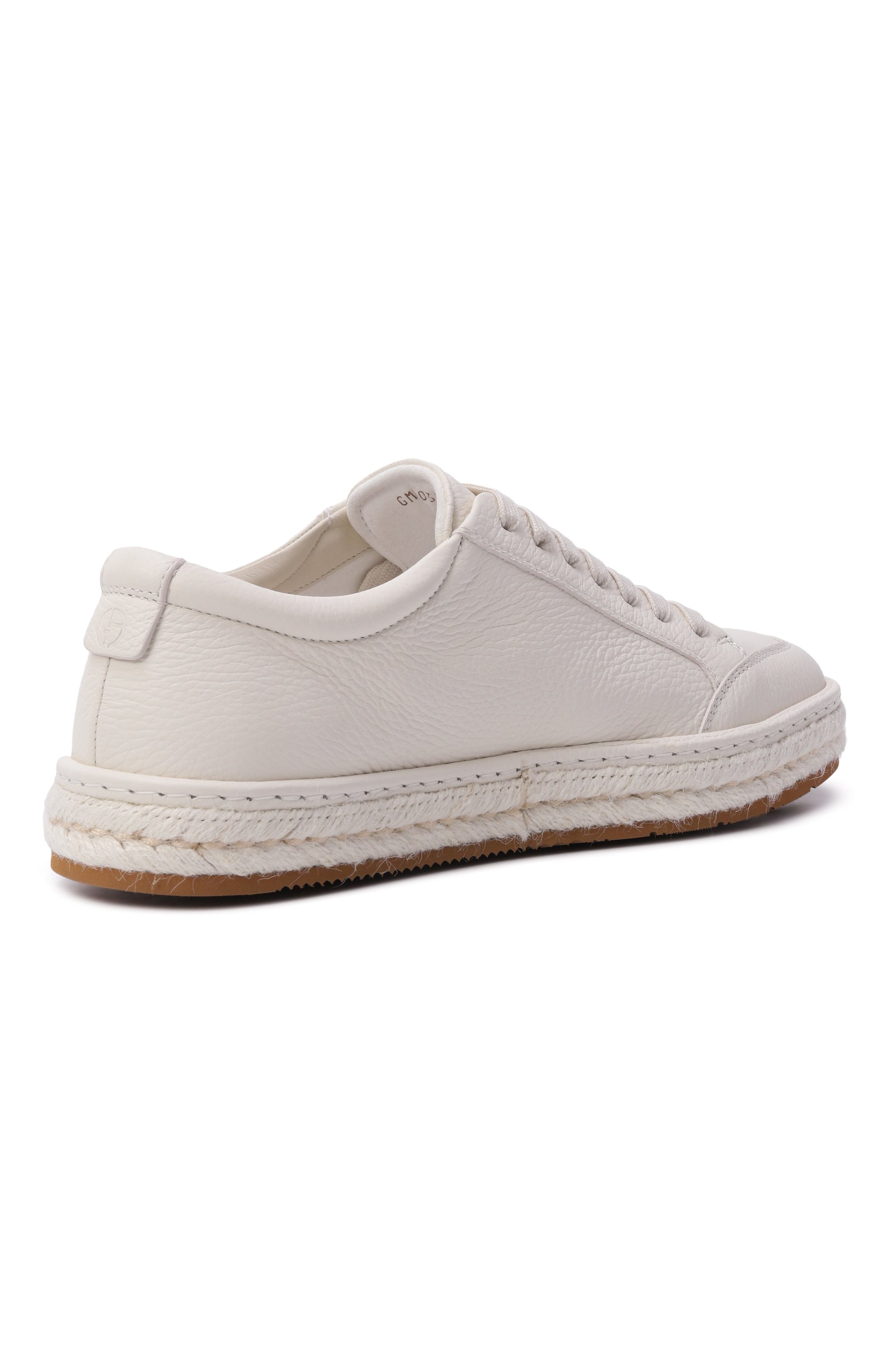 Кожаные кеды GIORGIO ARMANI, арт. GM003220/AF19222, фото 4