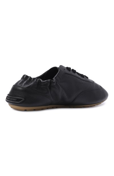 Кожаные кроссовки lewis SAINT LAURENT черного цвета по цене 131000 руб., арт. 862568/25V00, фото 4 Кожаные кроссовки lewis SAINT LAURENT, арт. 862568/25V00, фото 4