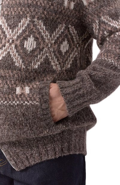 Шерстяной кардиган BRUNELLO CUCINELLI, арт. M2B301706, фото 5