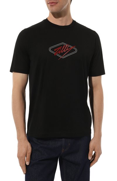 Хлопковая футболка ZILLI, арт. TSR001M0115VEXTV0M, фото 3