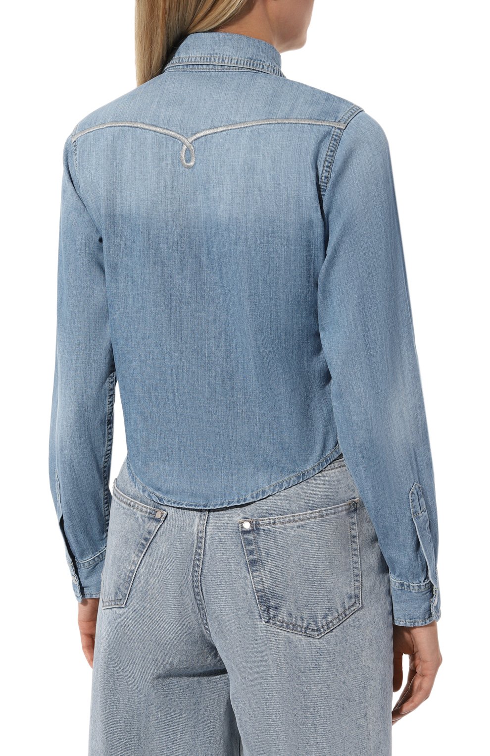 Джинсовая рубашка PINKO, арт. 100201/A0FP, фото 4