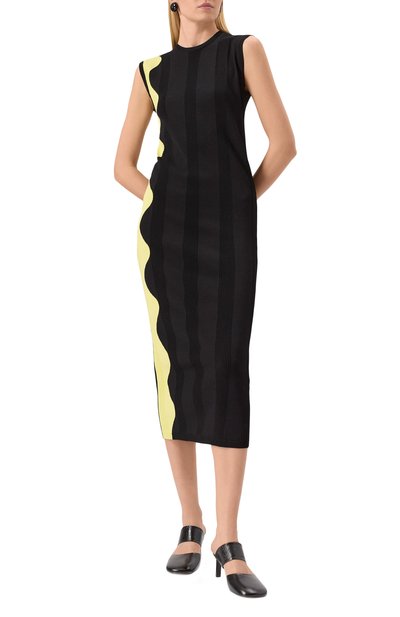 Платье из вискозы MSGM, арт. 3841MDA191/257288, фото 3