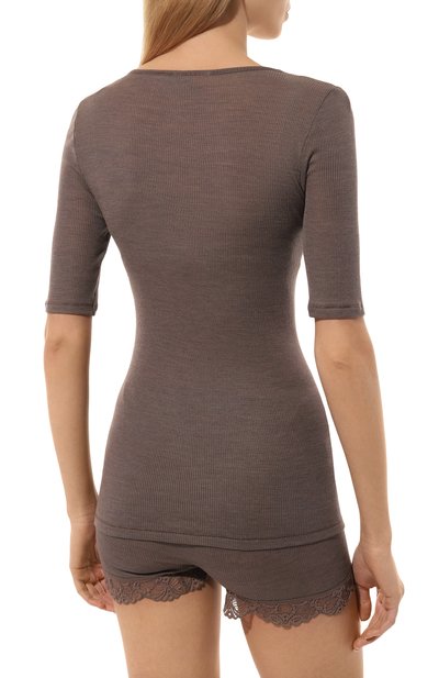 Футболка из шерсти и шелка HANRO, арт. 070913, фото 4