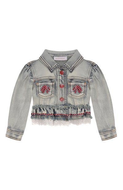 Джинсовая куртка MONNALISA, арт. 39E101