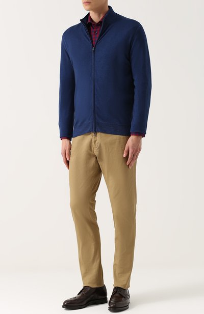 Кашемировый кардиган на молнии с воротником-стойкой LORO PIANA, арт. FAG3520, фото 2