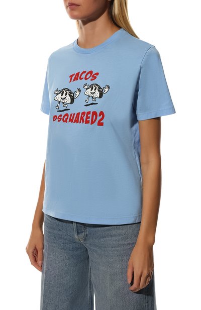 Хлопковая футболка DSQUARED2, арт. S75GD0306/S22427, фото 3