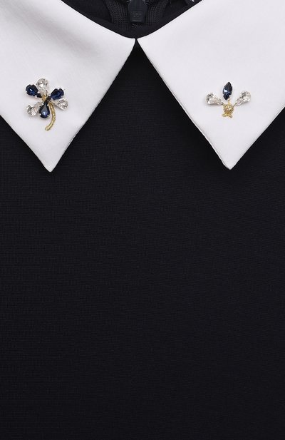 Платье DAL LAGO темно-синего цвета по цене 19700 руб., арт. R256/8111/13-16, фото 3 Платье DAL LAGO, арт. R256/8111/13-16, фото 3