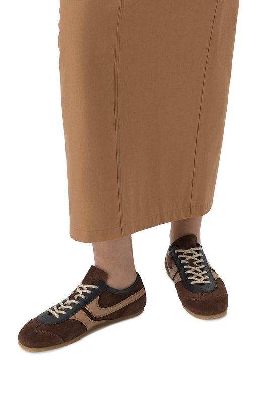 Замшевые кеды Dries Van Noten WS251/1159/126 Коричневый  WS251/1159/126 Фото 3