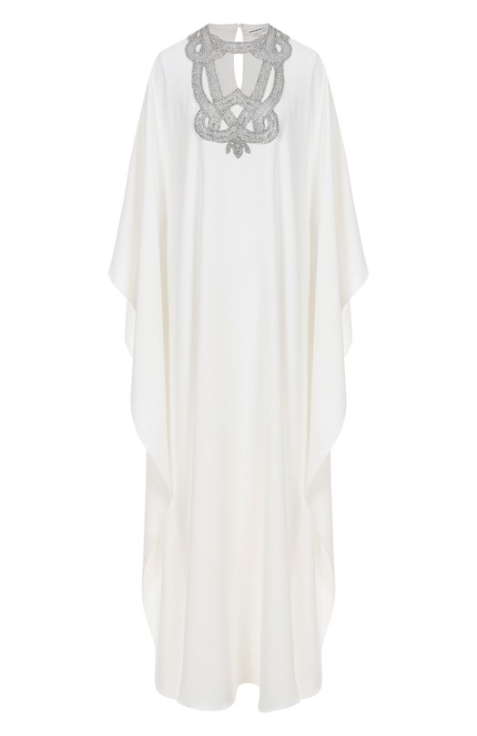 Платье с отделкой стразами Zuhair Murad PKA25008/CRCA018 Белый PKA25008/CRCA018