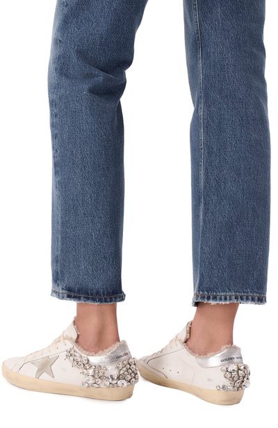Женские кожаные кеды super-star GOLDEN GOOSE DELUXE BRAND, арт. GWF00174.F003355