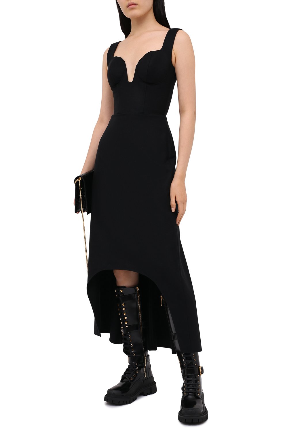 Шерстяное платье ALEXANDER MCQUEEN, арт. 639622/QJAAN, фото 2