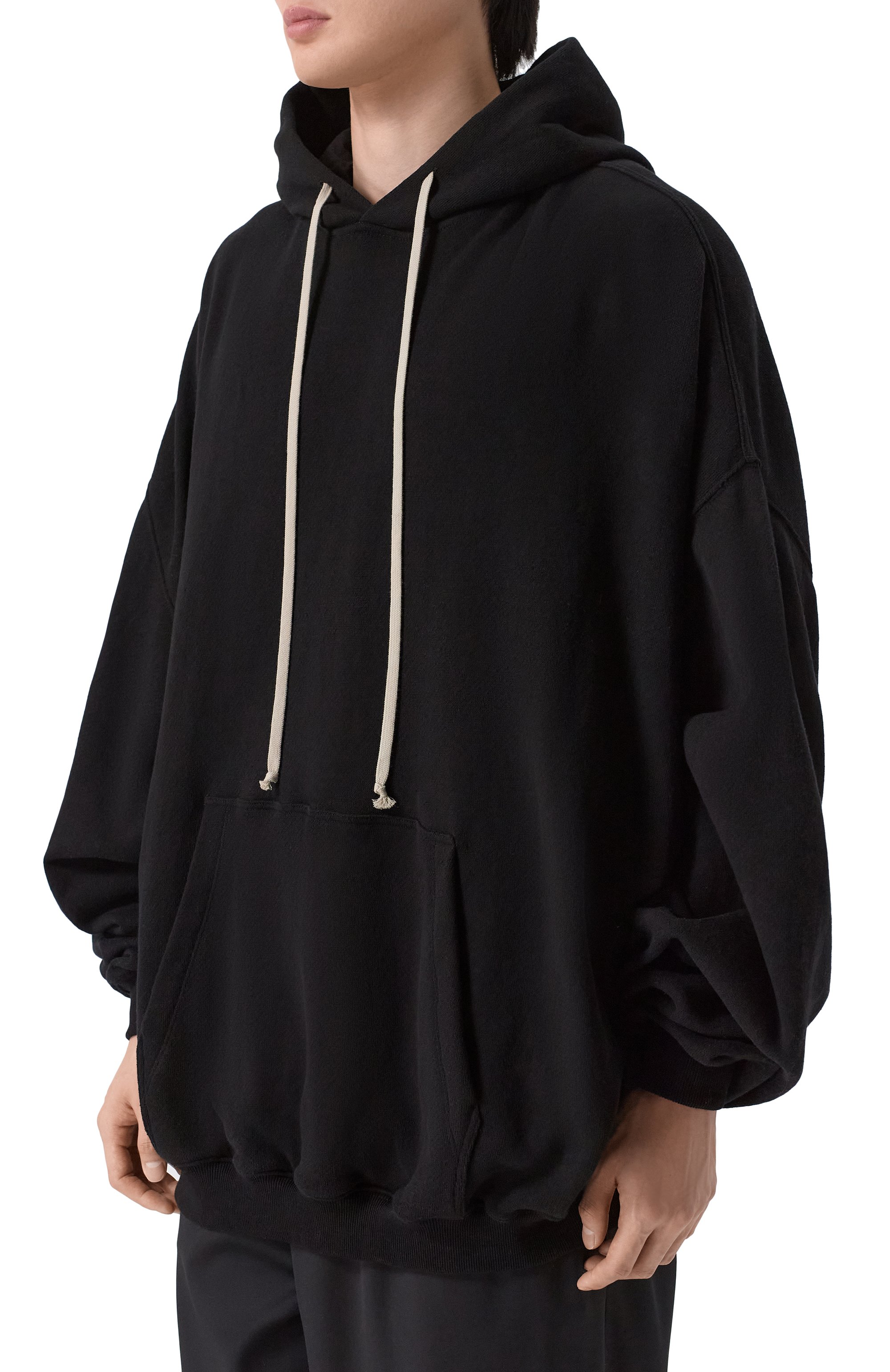 Хлопковое худи RICK OWENS, арт. RU01F2288/JNT, фото 3