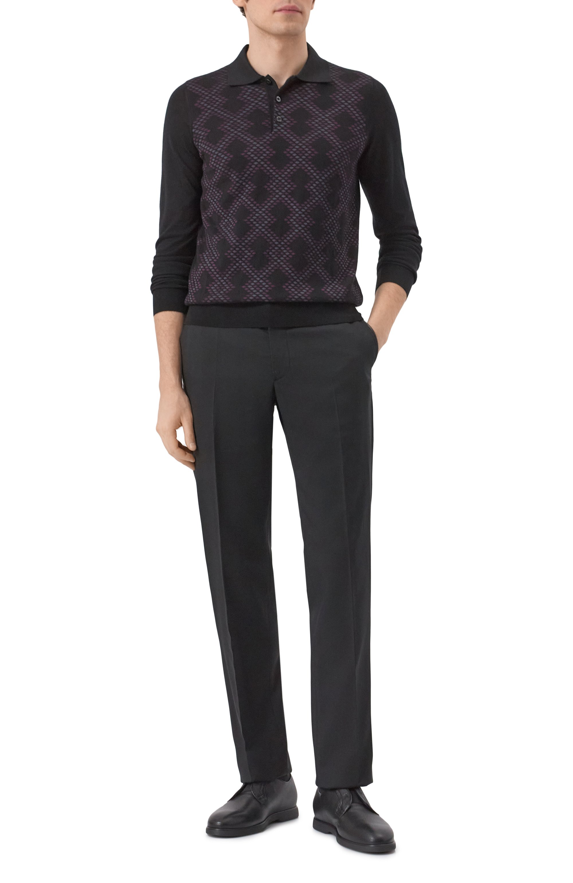 Шерстяные брюки ZILLI, арт. CP0005M028670060U, фото 2