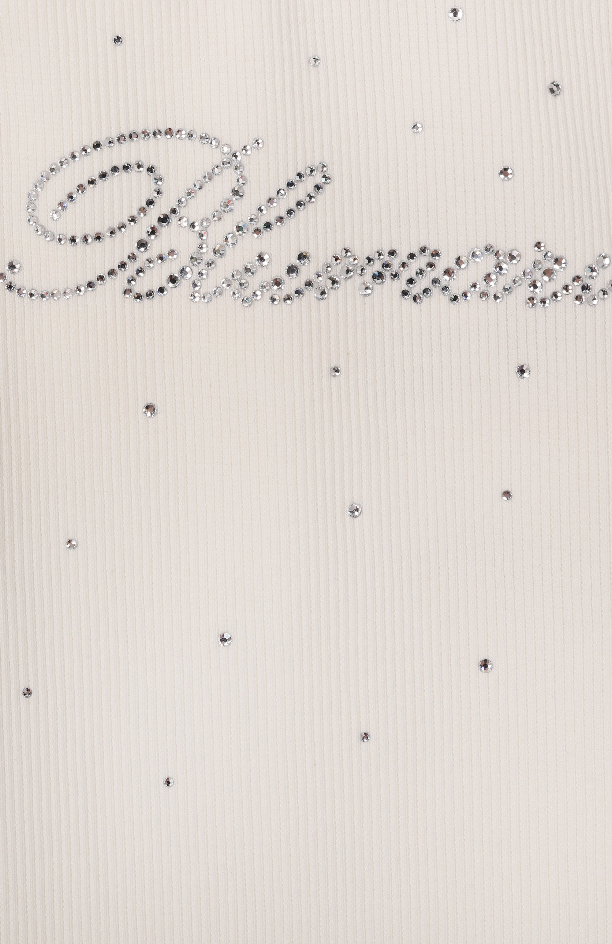 Хлопковая майка BLUMARINE, арт. BFTS0260/CS029_001, фото 3