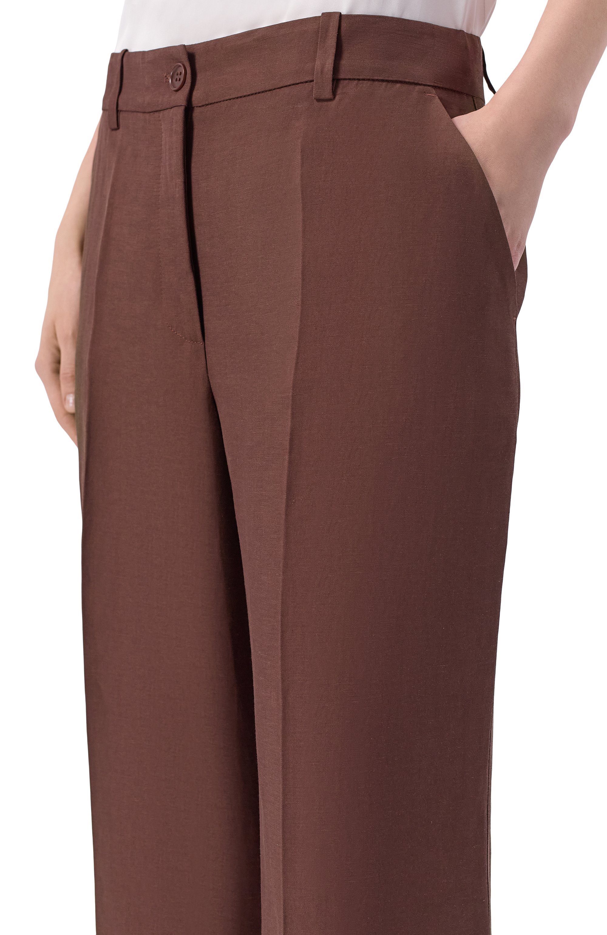 Брюки из вискозы и льна P.A.R.O.S.H., арт. D232214/RAISA26, фото 5