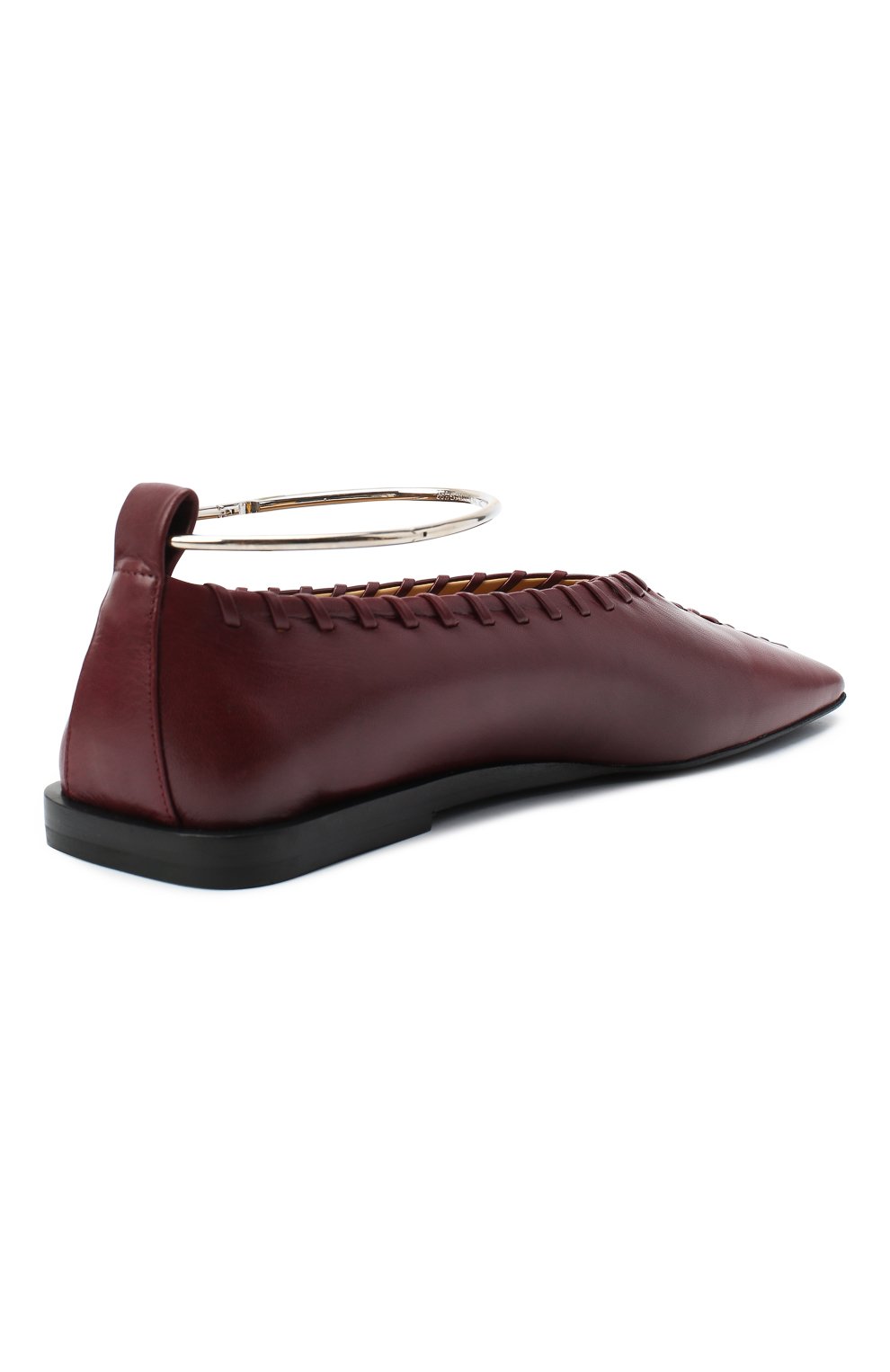 Кожаные балетки JIL SANDER, арт. JS30217A-12014, фото 4