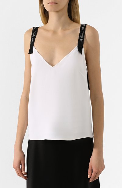 Топ STELLA MCCARTNEY белого цвета по цене 64250 руб., арт. 607583/SCA06, фото 3 Топ STELLA MCCARTNEY, арт. 607583/SCA06, фото 3