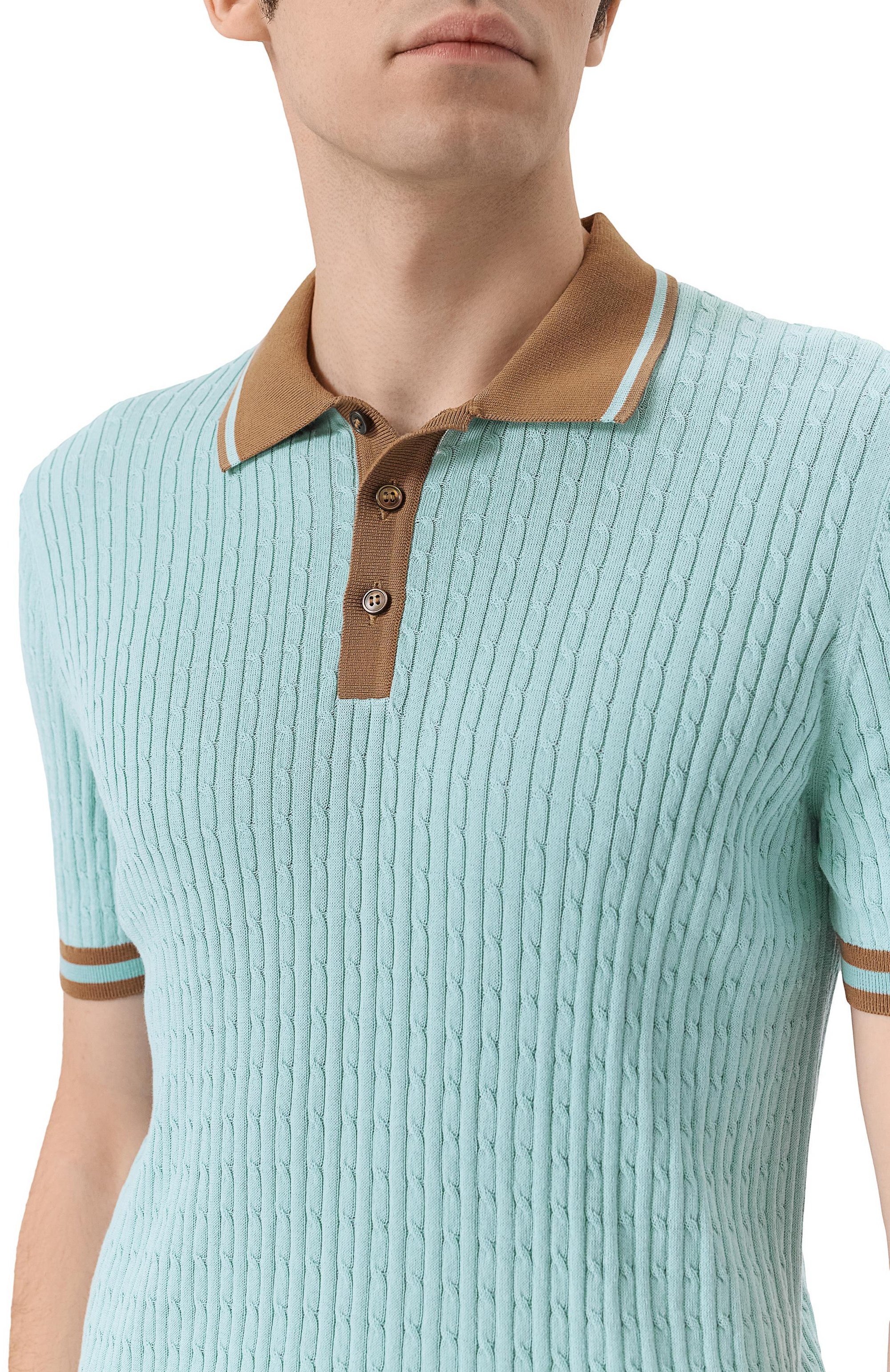 Хлопковое поло GRAN SASSO, арт. 57113/20625, фото 5