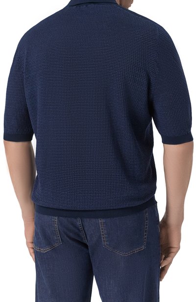 Поло изо льна и хлопка CORTIGIANI, арт. 2A9107, фото 4