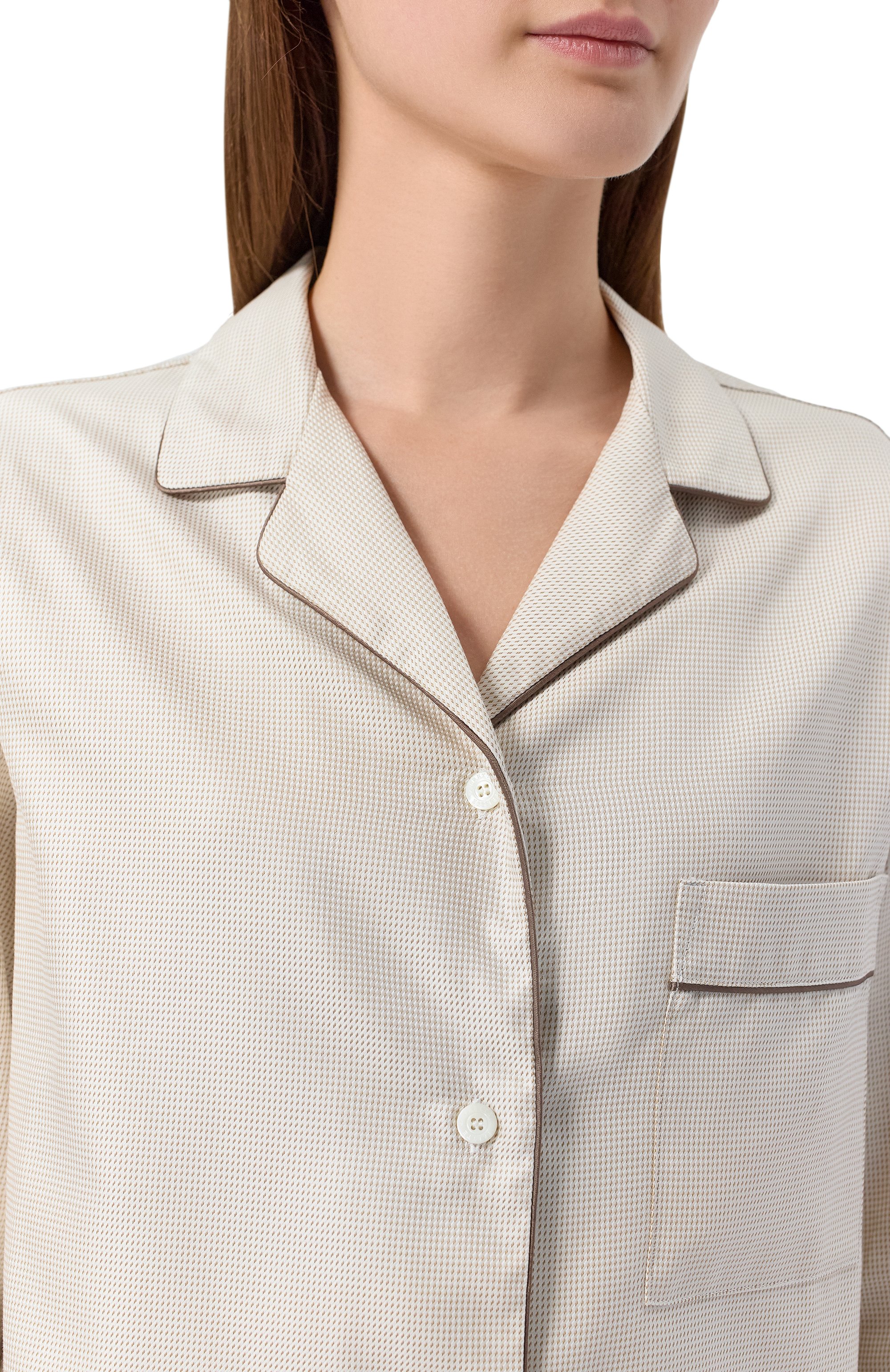 Хлопковая пижама FRETTE, арт. 25100586 00F 00946, фото 7