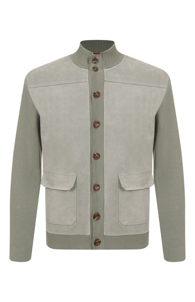 Мужской комбинированный кардиган DANIELE FIESOLI, арт. DF2155