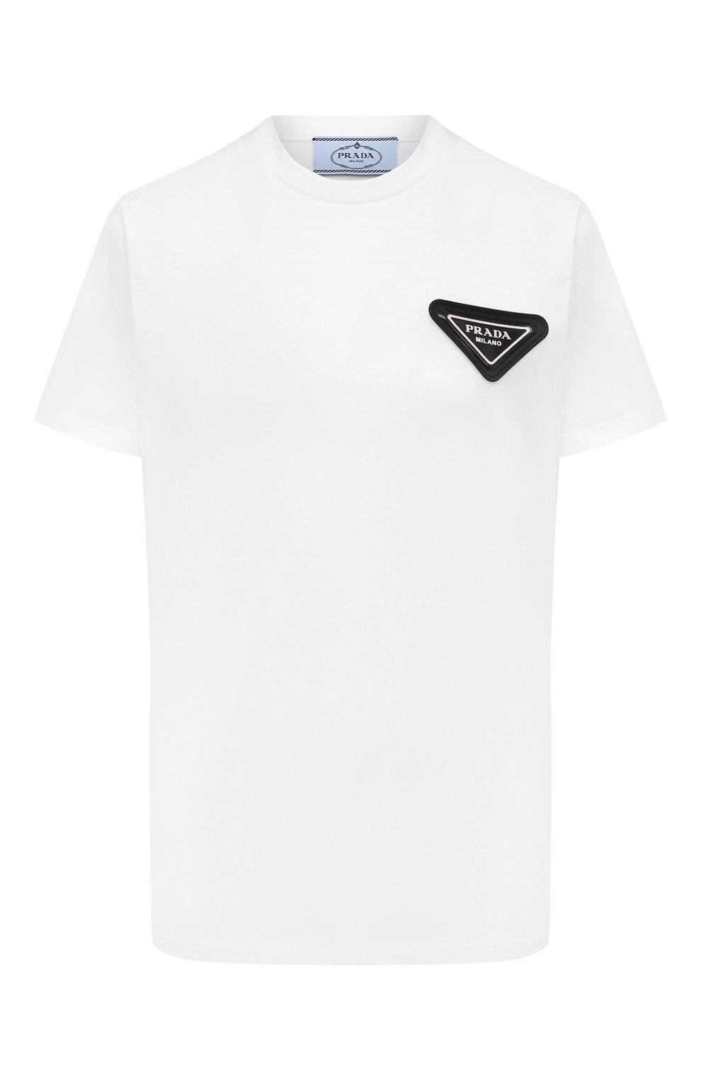 Хлопковая футболка PRADA, арт. 35838-1X58-F0009-161, фото 1