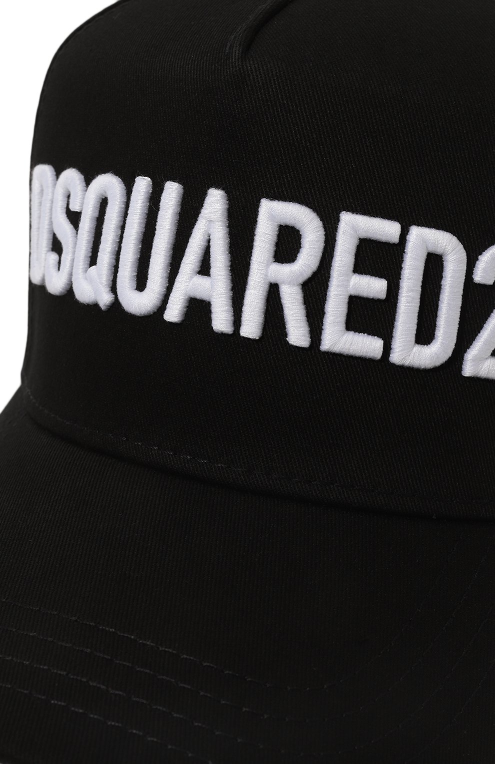 Хлопковая бейсболка DSQUARED2 черного цвета по цене 22400 руб., арт. BCM0660/05C00001, фото 3 Хлопковая бейсболка DSQUARED2, арт. BCM0660/05C00001, фото 3