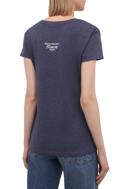 Хлопковая футболка exclusive for moscow HARLEY-DAVIDSON, арт. R004096, фото 4