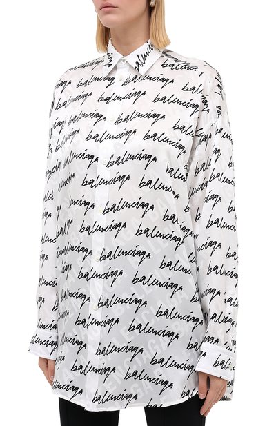 Шелковая рубашка BALENCIAGA, арт. 623037/TILU6, фото 4