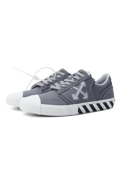 Мужские текстильные кеды vulcanized undercut OFF-WHITE, арт. 0MIA2A2F25FAB0027801