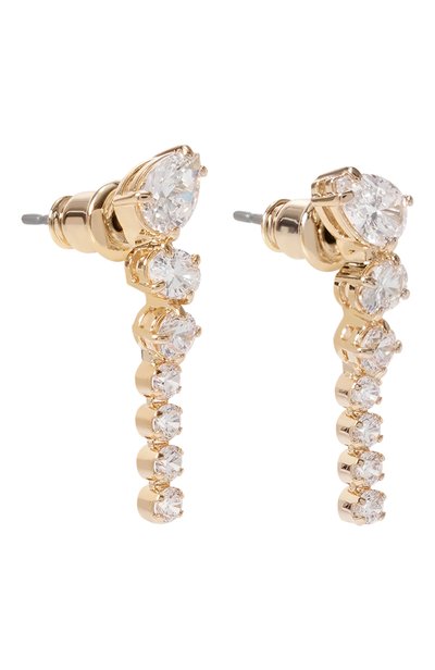 Серьги с подвесками mesmera SWAROVSKI золотого цвета по цене 15250 руб., арт. 5747936, фото 3 Серьги с подвесками mesmera SWAROVSKI, арт. 5747936, фото 3